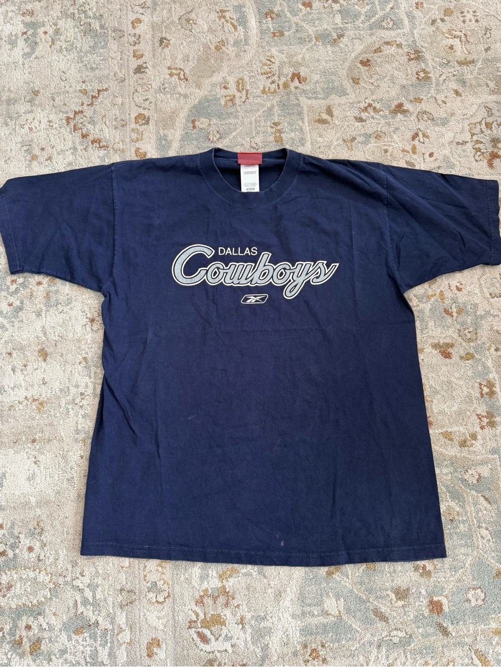 Reebok Navy Dallas Cowboys Graphic Tee